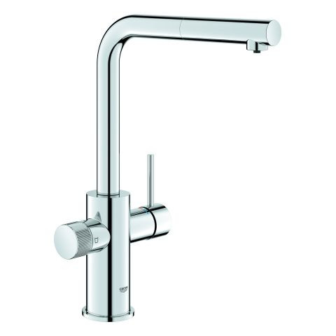 Single Hole Mixer Tap Grohe GROHE Blue Pure Chrome