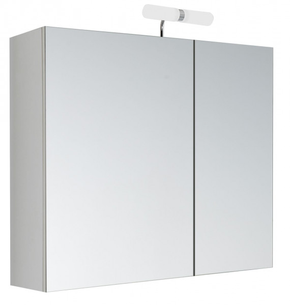 Allibert Bathroom Mirror Cabinet KLE'O 600x600x180mm White Matt