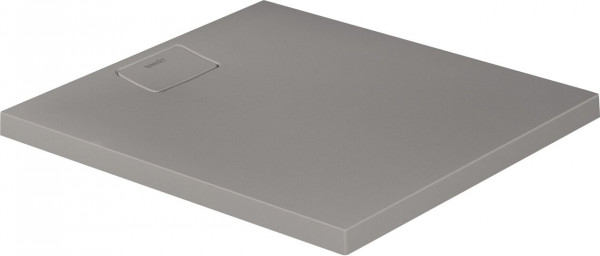 Duravit Rectangular Shower Tray Stonetto 900 x 800 x 50 mm Concrete Grey