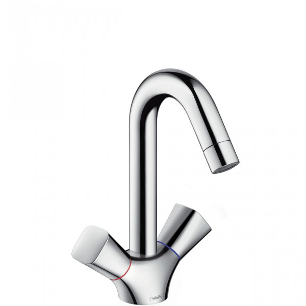 Hansgrohe Monobloc Basin Tap Logis 2-handle with Pop-up Waste Set