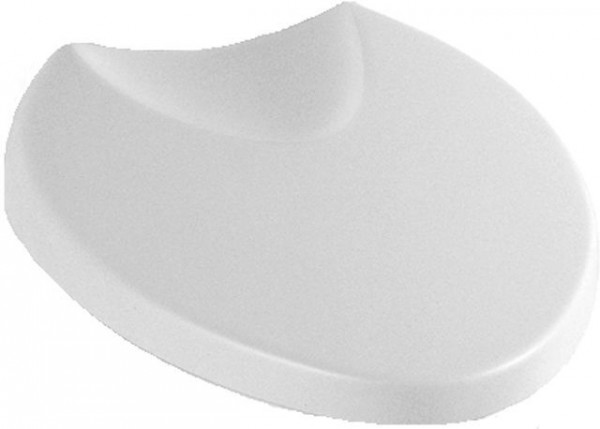 Villeroy and Boch D Shaped Toilet Seat Oblic Alpine White