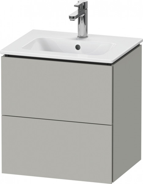 Vanity Unit Built-In Basin Duravit L-Cube 520mm Concrete Grey Matt LC621800707