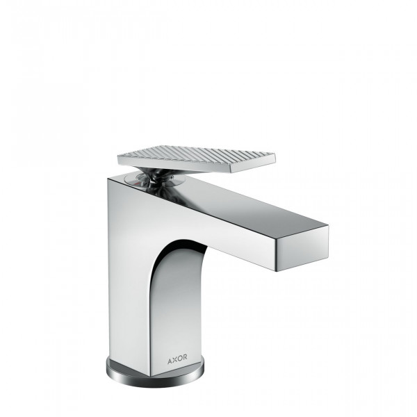 Small Basin Taps Axor Citterio with diamond cut lever and waste set Chrome