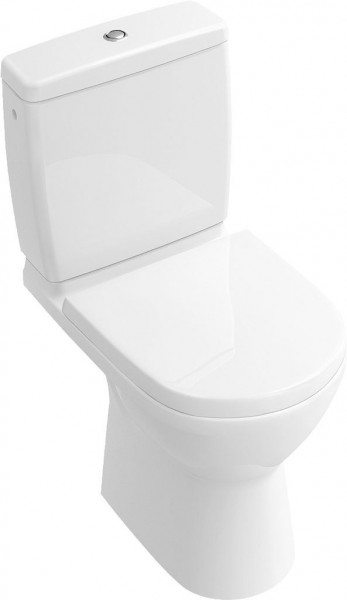 Villeroy and Boch Close Coupled Toilet Rimless Compact O.Novo 5689R0R1