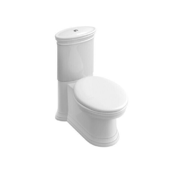 Villeroy and Boch D Shaped Toilet Seat Amadea White Duroplast 881061R1
