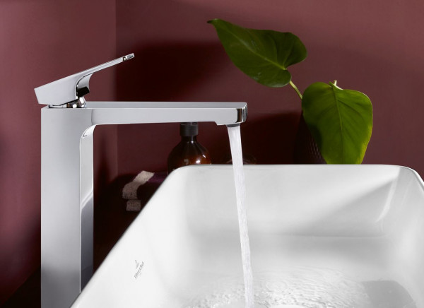 Tall Basin Tap Villeroy and Boch Architectura Square 211mm Chrome