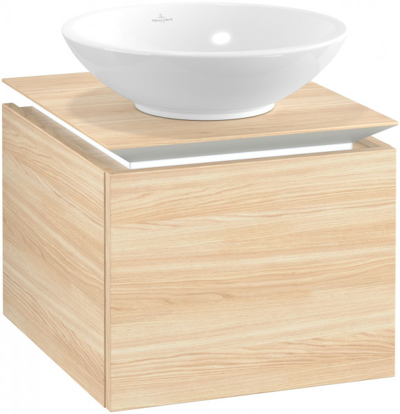 Villeroy and Boch Countertop Basin Unit Legato with light 450x380x500mm Elm Impresso