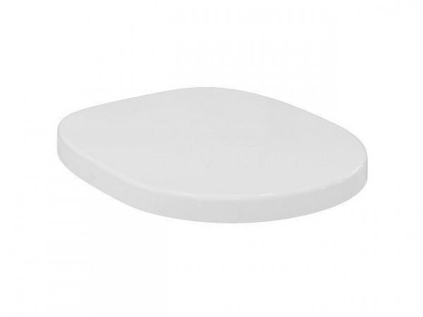 Ideal Standard D Shaped Toilet Seat Connect Freedom White Plastic silent closure Duroplast E822501
