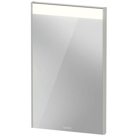 Illuminated Bathroom Mirror Duravit Brioso 420x700mm Concrete Grey