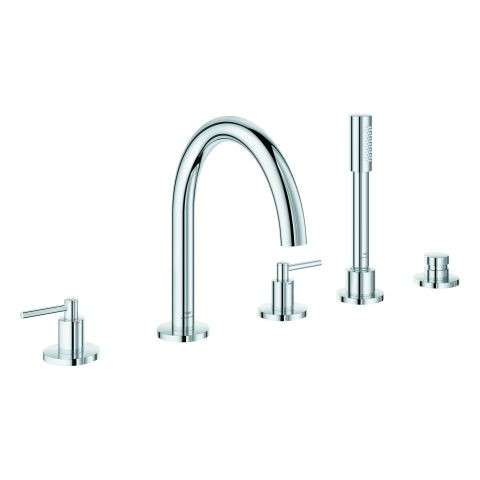 Deck Mounted Bath Mixer Grohe Atrio lever handle Chrome