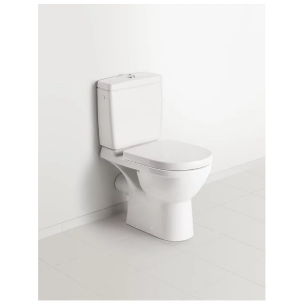 Villeroy and Boch Toilet Cistern O.novo White Ceramic With Side Rear Inlet 5788S101