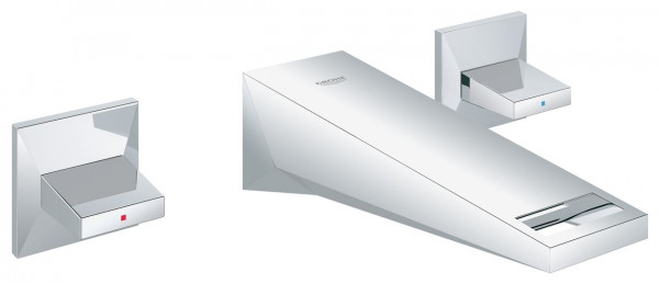 Grohe Allure Brilliant 3-Hole S-Size Wall Hung Basin Tap 1/2"