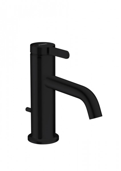 Small Basin Taps Axor ONE with pop-up waste set Black Mat