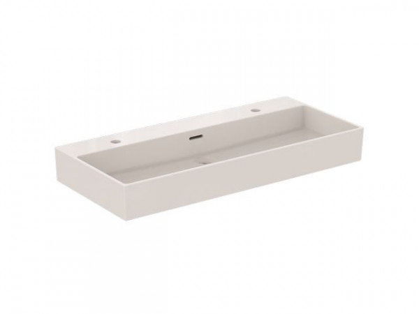 Ideal Standard Double Basin EXTRA 2 Holes with overflow 1000x150x450mm White