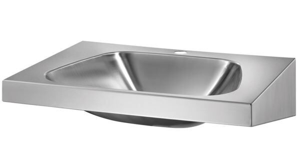 Delabie Wall Hung Basin TRAPEZ 250 x 1200 x 400 mm 121270