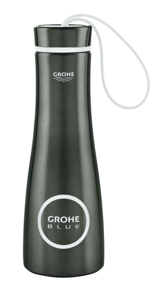 Grohe Bathroom Idea GROHE Blue Accessoires Drinking bottle 500ml Brushed Hard Graphite