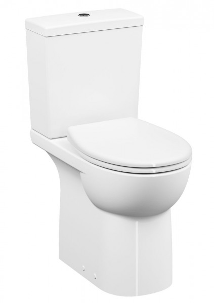 VitrA Conforma Freestanding Toilet Rimless 385x865x650mm Glossy White