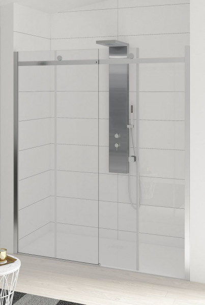 Kinedo KINESTYLE Sliding shower Door C, recess installation 1000mm Transparent Glass