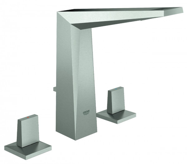 Grohe 3 Hole Basin Tap Allure Brilliant 3 holes 220mm Supersteel