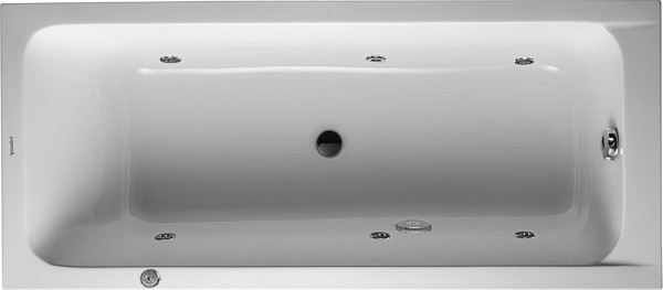 Duravit Rectangular whirlpool Bath D-Code 1700x750mm 760099000JP1000
