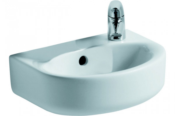 Ideal Standard Cloakroom Round Basin Connect 35x26 cm right version Ceramic