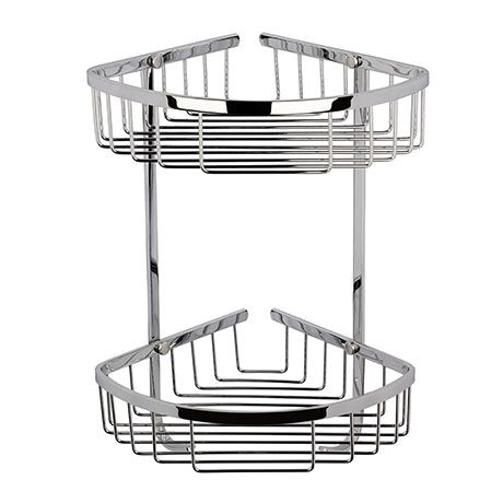 Shower Basket Bayswater Traditional angled double Chrome