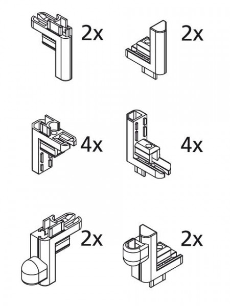 Kermi IBIZA 2000 Push fittings (2533592)