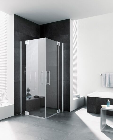 Kermi Pivot shower Doors PASA XP Left Corner entry 1850 x 750 mm Clear