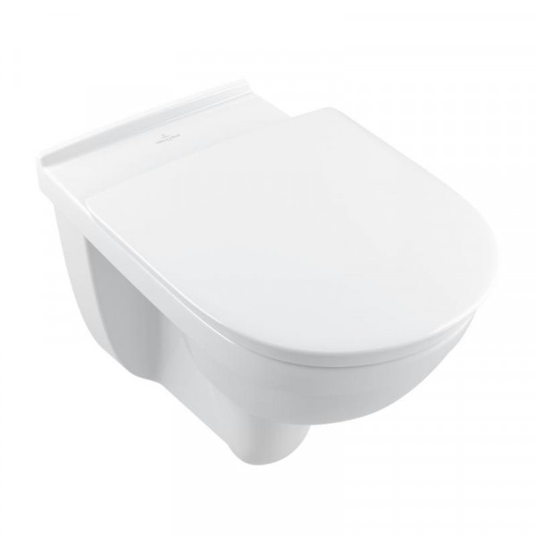 Villeroy and Boch Wall Hung Toilet O.Novo Vita  Horizontal Outlet White Rimless 4695R001