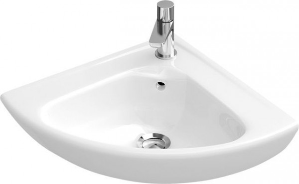 Villeroy and Boch O.novo Corner hand washbasin Compact 415 mm White 73274001
