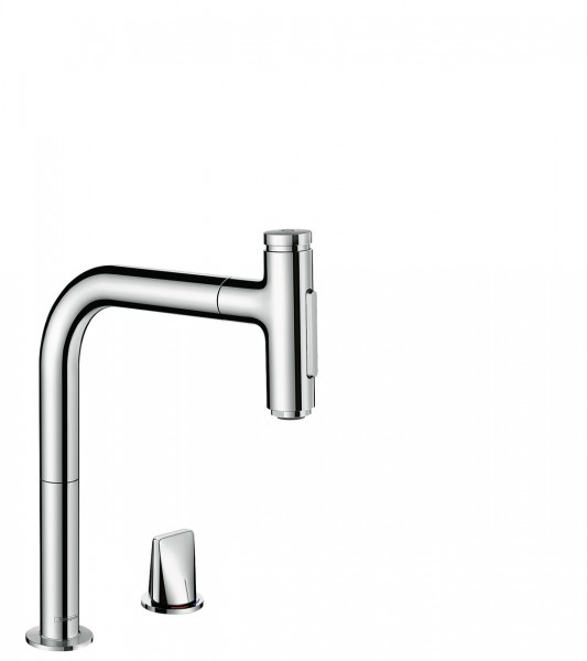 Hansgrohe Kitchen Mixer Tap Metris Select M71 200 Pull-out shower 2 sprays 2 holes 320x235x100mm Chrome