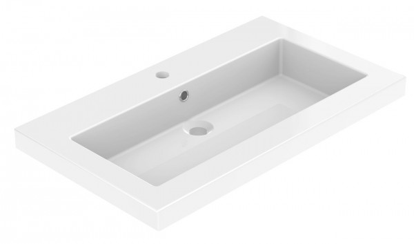 Allibert Vanity Washbasin DYSPO 1 hole 50x462mm Glossy White 805 mm