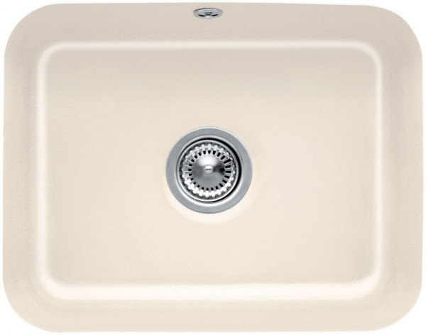Villeroy and Boch Undermount Sink Cisterna 60C White Alpin CeramicPlus | Automatic Draining