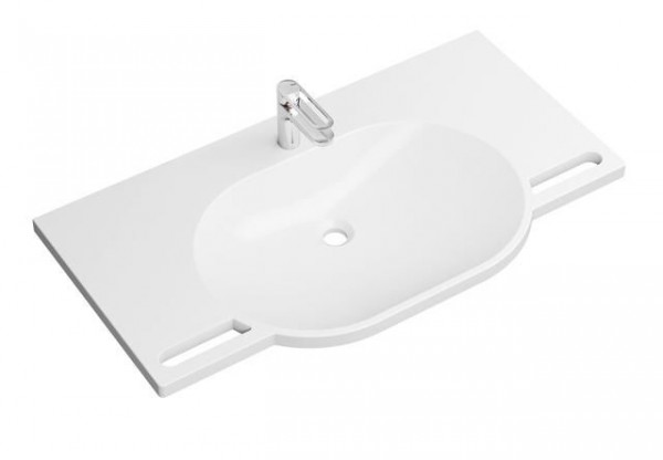 Hewi Wall Hung Basin with mixer 1000 mm Alpine White 950.19.020