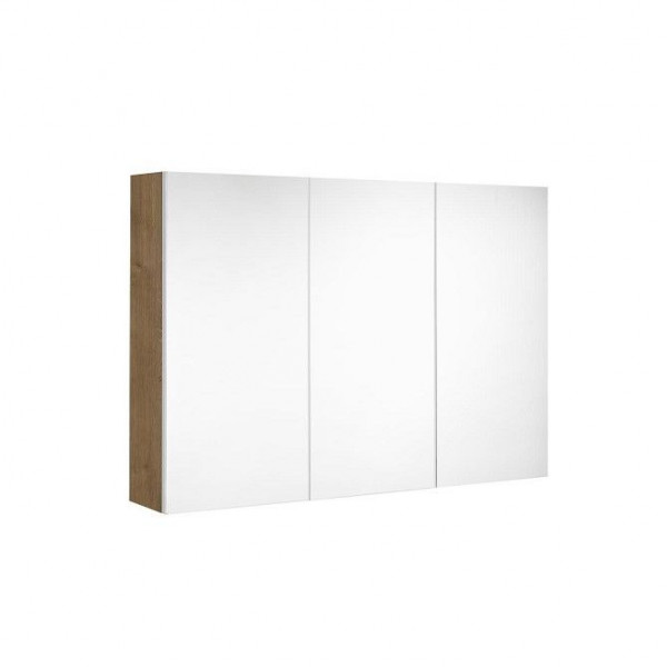 Allibert Bathroom Mirror Cabinet LOOK VDE 3 doors 1000x650x180mm Arlington Oak