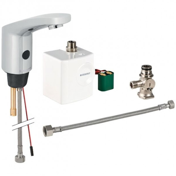 Geberit Basin Mixer Tap type 185 with generator with mixer under sink