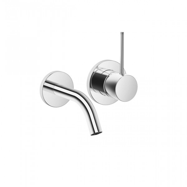 Wall Mounted Basin Tap Dornbracht META Slim, 2 rosettes ø78mm Chrome 36867662-00