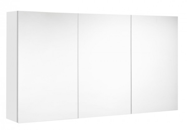 Allibert Bathroom Mirror Cabinet NORDIK UTE 3 doors 650x180mm Ultra Matt White | 1200 mm