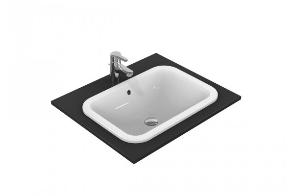 Ideal Standard Inset Basin Connect rectangular form 580mm Ceramic E505901