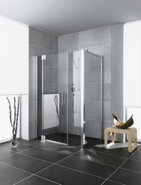 Kermi Pivot shower Doors PASA XP Left Fixed walls 1850 x 1100 mm Clear