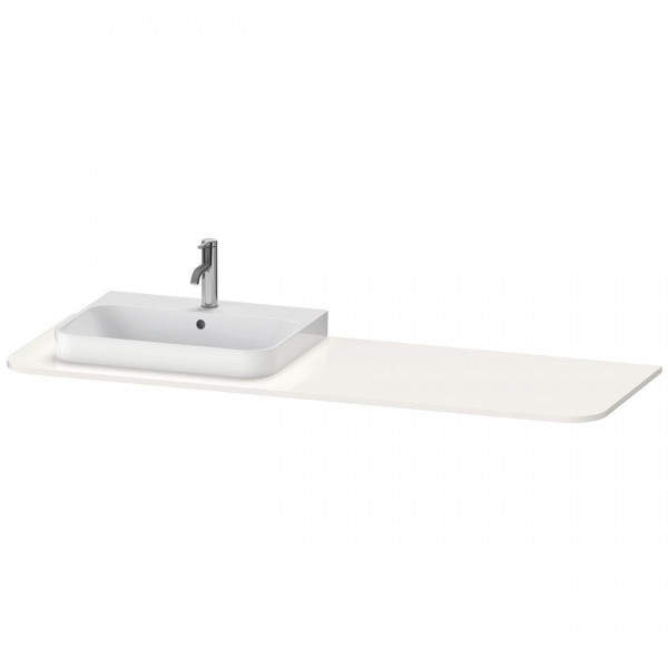 Console Unit Duravit Happy D.2 Plus left basin 1600x550mm White high gloss HP031HL2222