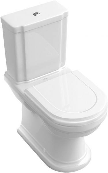 Villeroy and Boch Back to Wall Toilet Hommage Toilet bowl for hollow-bottomed toilet unit (666210) Alpine White | CeramicPlus