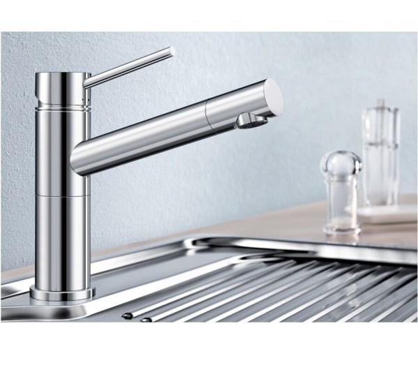 Blanco Kitchen Mixer Tap ALTA Compact Stainless Steel Finish