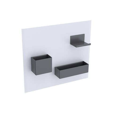 Geberit Magnetic board with boxes Acanto White