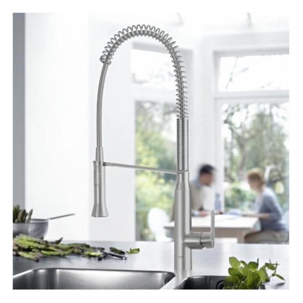 Grohe Kitchen Mixer Tap K7 stainless steel model pro