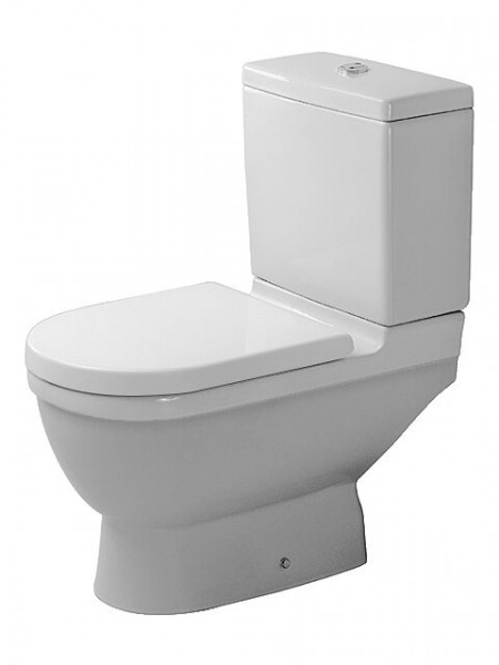 Duravit Close Coupled Toilet Starck 3 Floor Standing Toilet Pan Vertical Outlet (012601) No