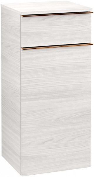 Villeroy and Boch Wall Mounted Bathroom Cabinet Venticello 404x866x372mm White Wood