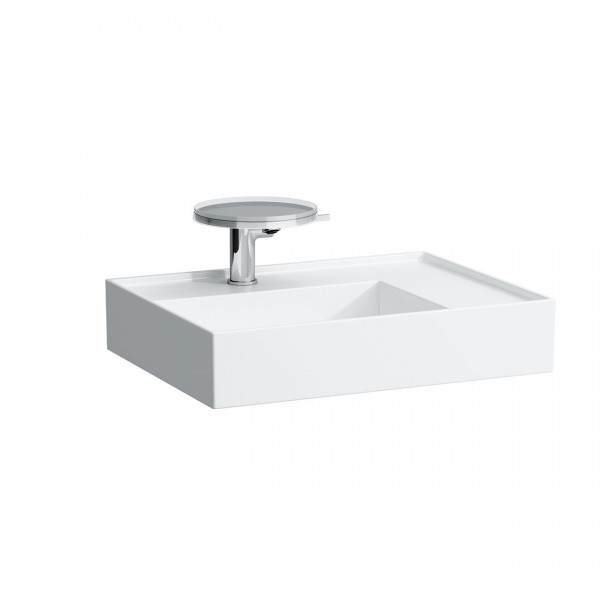 Countertop Basin Laufen KARTELL 1 hole, shelf on the right 460x150x600mm White