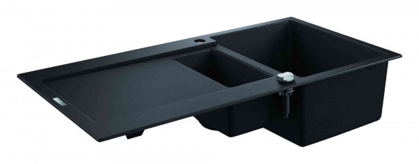 Grohe Undermount Sink K500 1000x500x200mm Black Granite