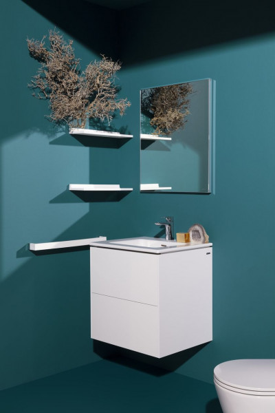 Bathroom Set Laufen PRO S Washbasin, vanity unit Base, 2 drawers, 1 hole 600x610mm White Matt